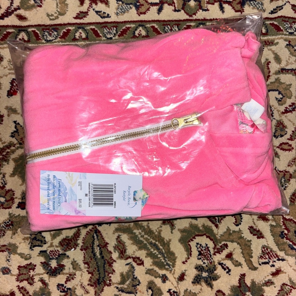 Brand new Hurley Hawaiian Hibiscus Terry Hoodie. Never been worn. - Picture 6 of 6